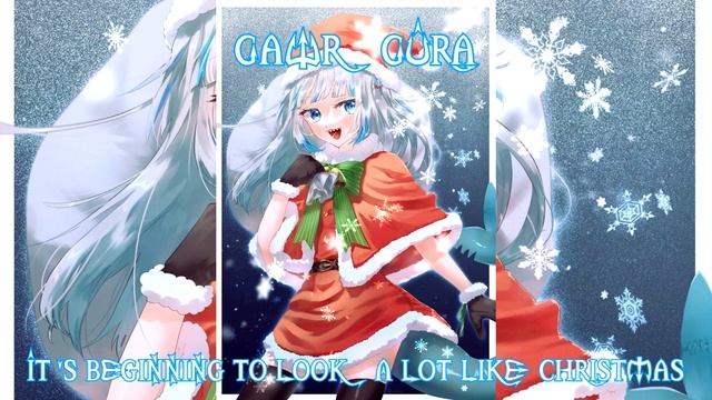 94 (Remastered Audio) It's Beginning To Look A Lot Like Christmas Sung By @GawrGura