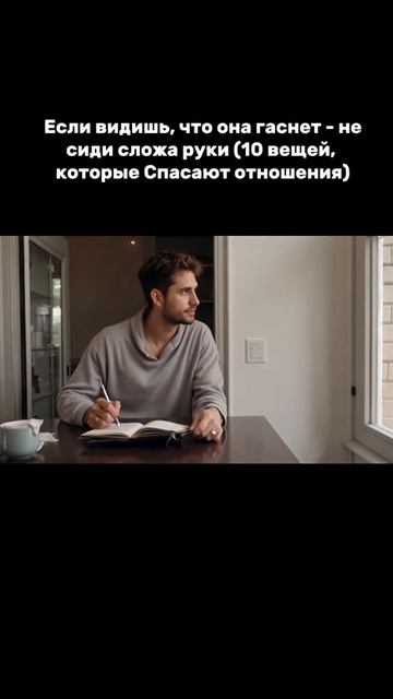 Смотри, как сохранить отношения: