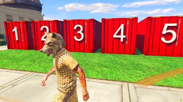 FlazinGUESSED THE CONTAINER WITH A COOL LEGO WHEEL! - BATTLE FOR CONTAINERS IN GTA 5 ONLINE