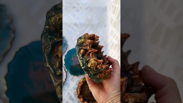 Пепельницы и подставки из эпоксидной смолы