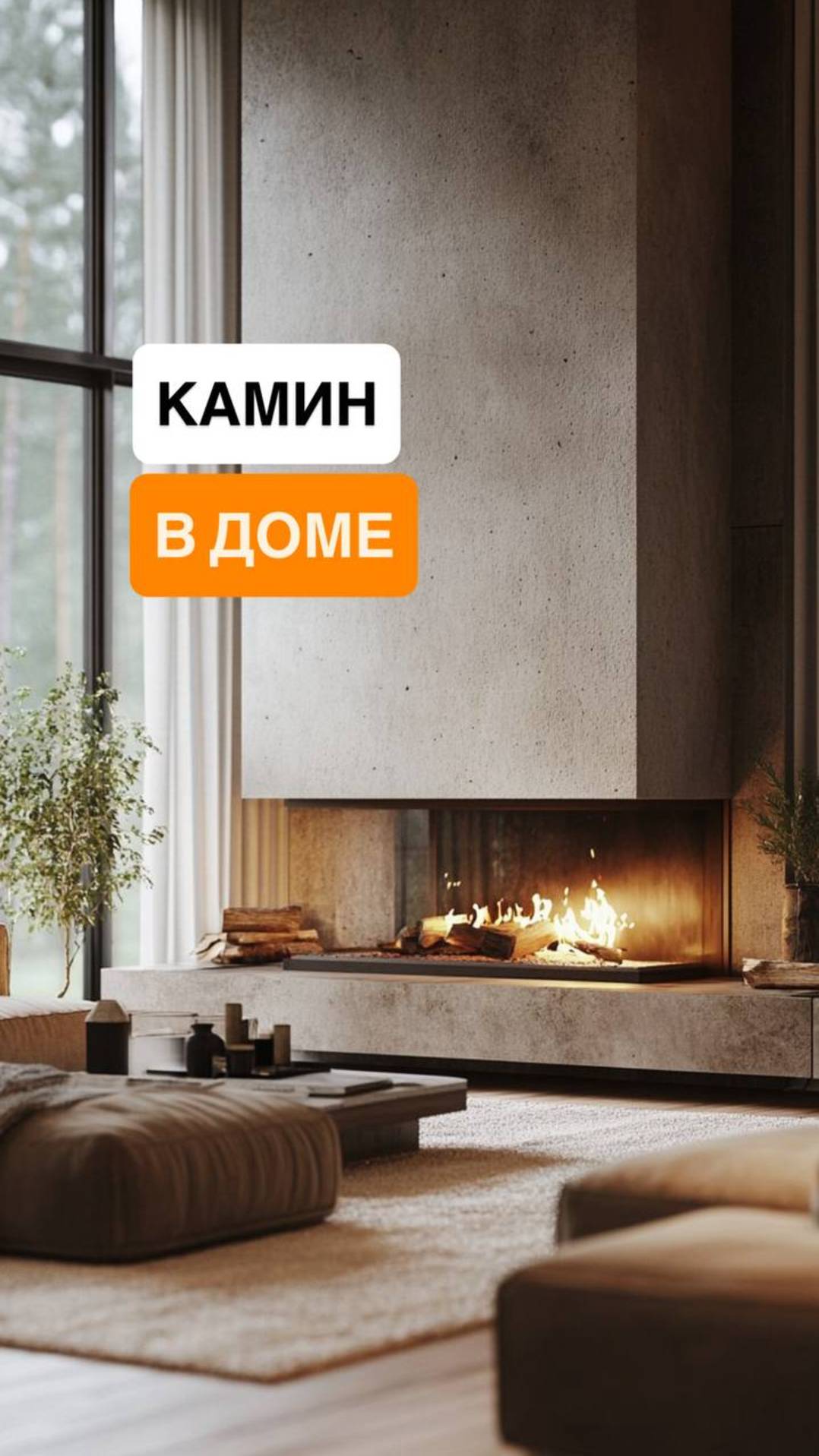 Камин в доме из камня — важные тонкости при строительстве