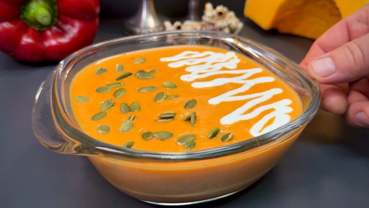 Тыквенный Суп, который Вас покорит! Такой суп из тыквы вы еще не пробовали, кладезь витаминов.