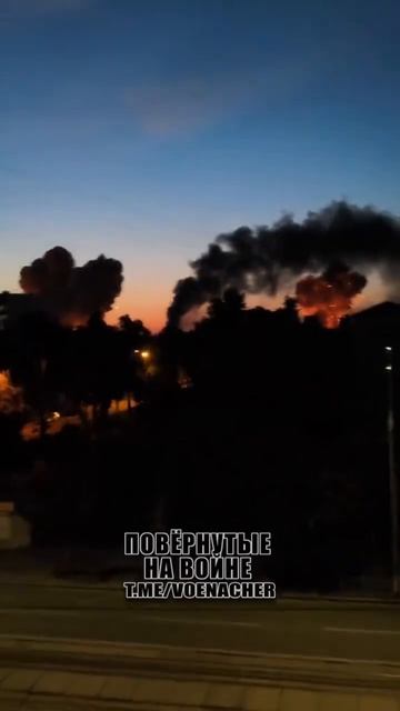 Новые кадры прилета ракет Х-101 по Киеву