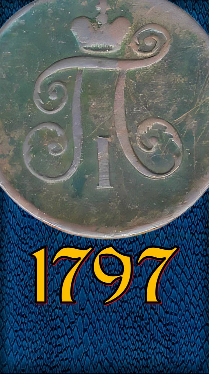 Деньга 1797 года АМ