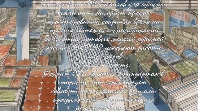 Офисная мебель DWG: Эстетика и функциональность в одном  .