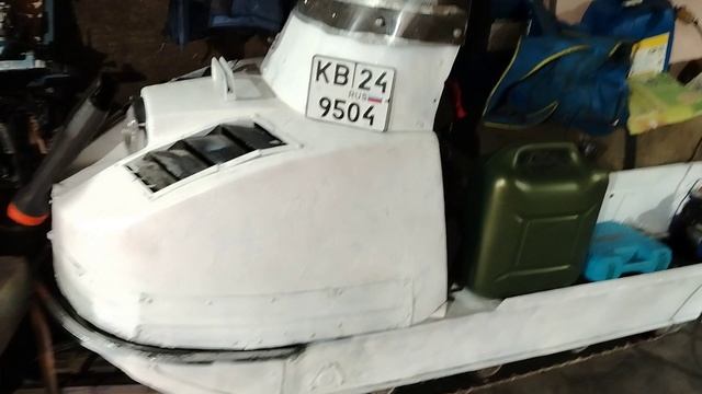 Поставил снегоход Буран на учёт.