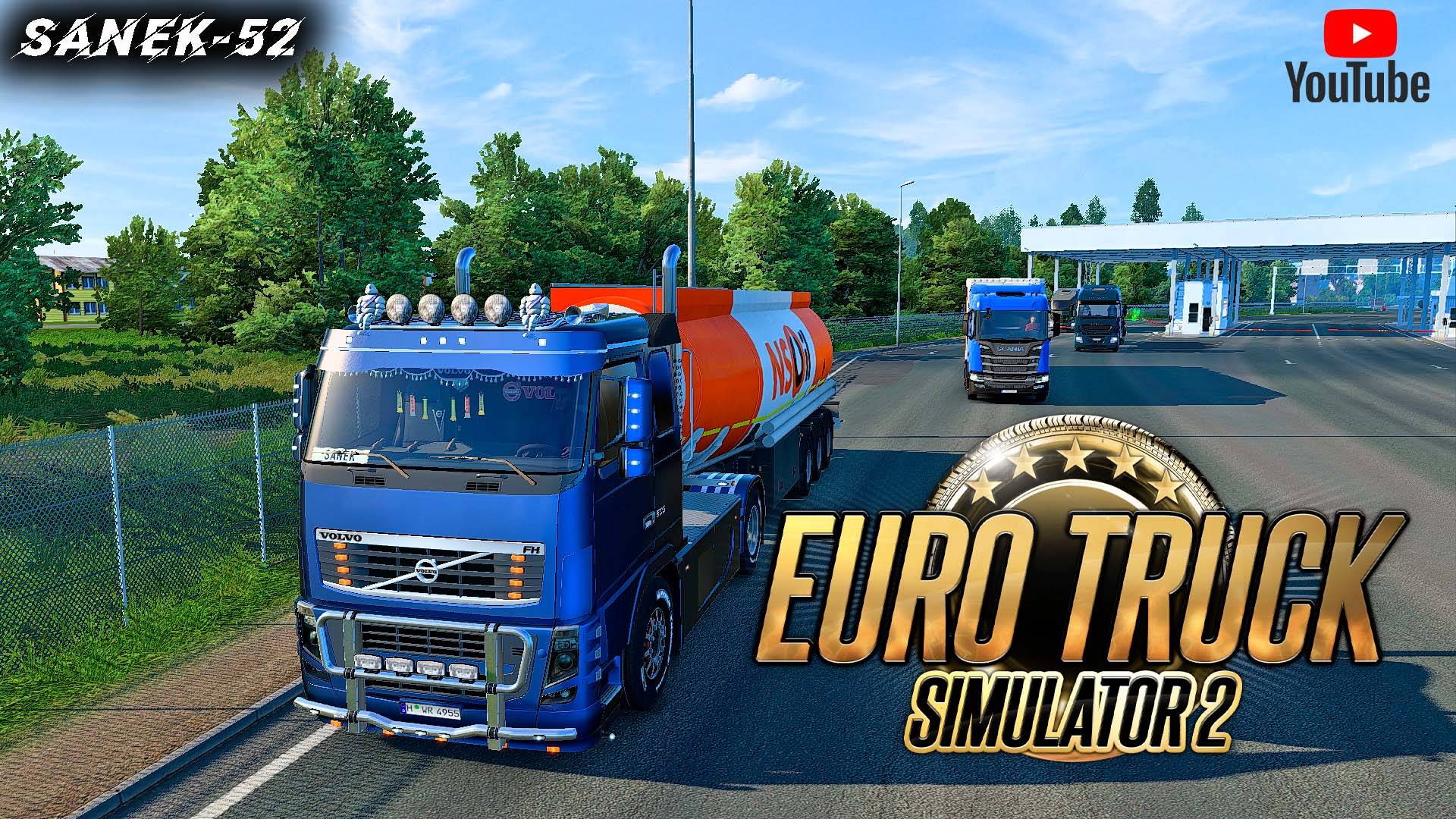 🔴Euro Truck Simulator 2. Колесим по Европе / Музыка для настроения.