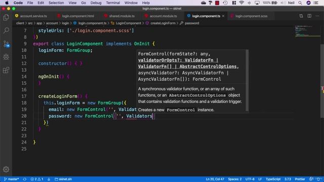 192 Using reactive forms in Angular