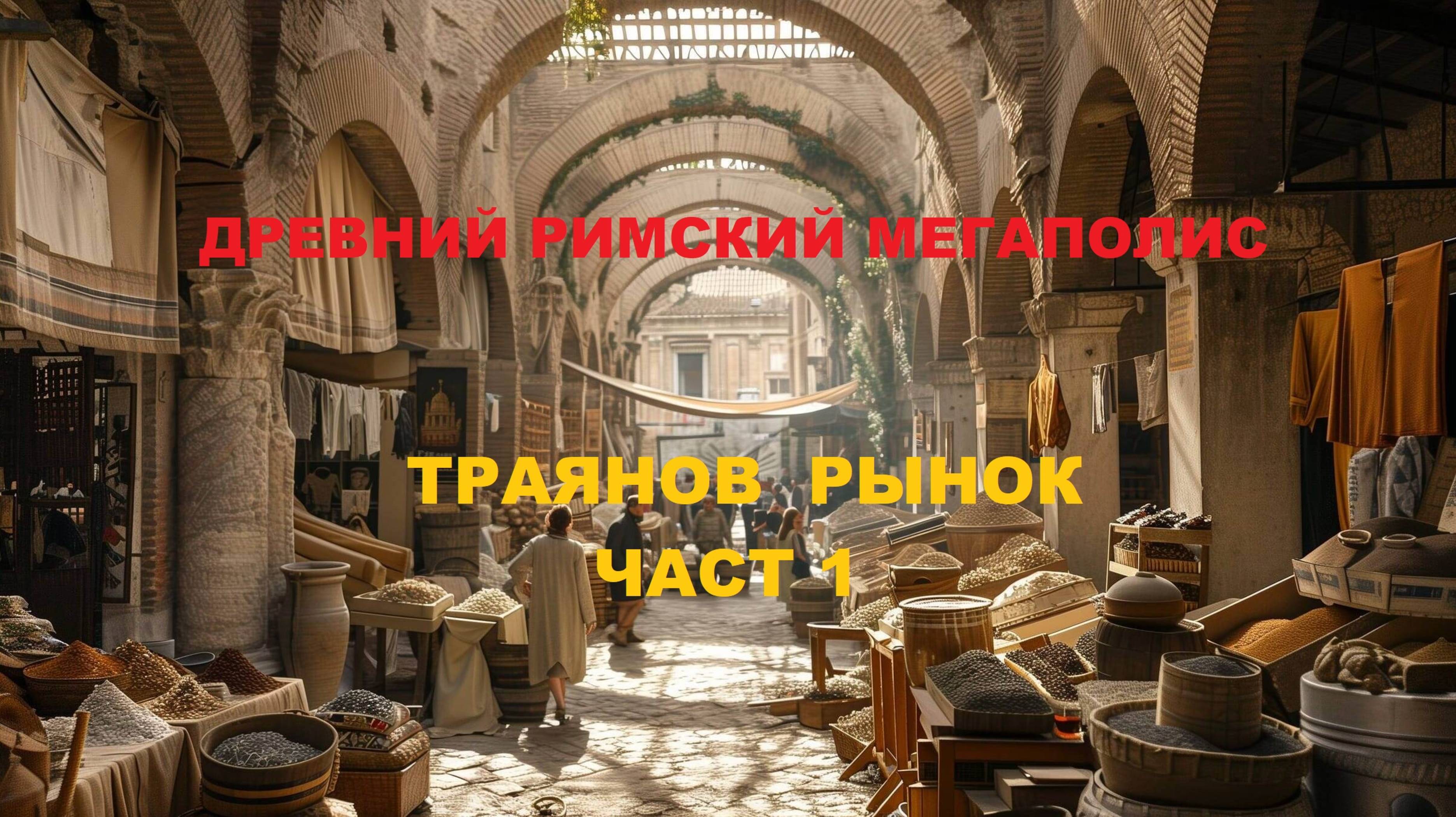 РЫНОК ТРАЯНОВ-ЧАСТ 1