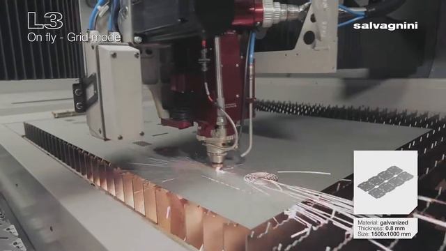 SALVAGNINI L3. Демонстрация работы в режиме  On fly - Grid mode .