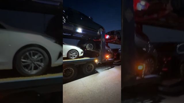 Автомобили заказчиков погружены и направляются в порт✅