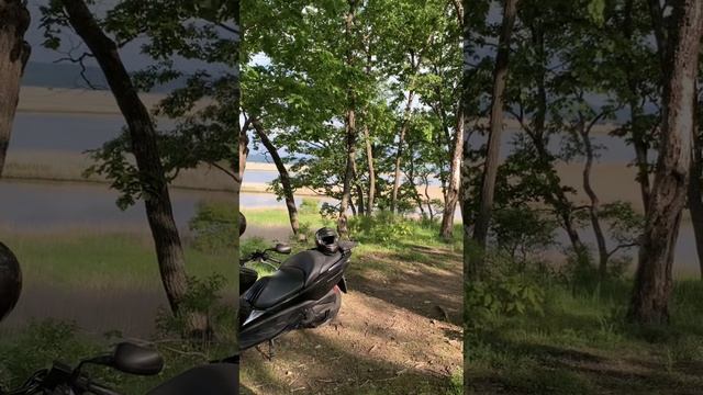 Подальше от города и суеты …🏍️💨 🌤️