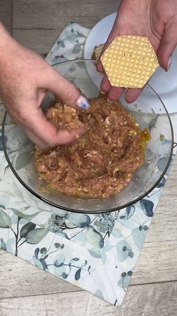 котлеты в вафлях