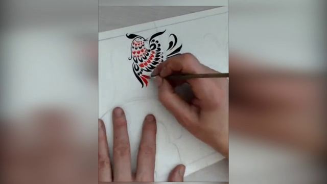 Фрагменты уроков курса "Верховая роспись. Основной курс"