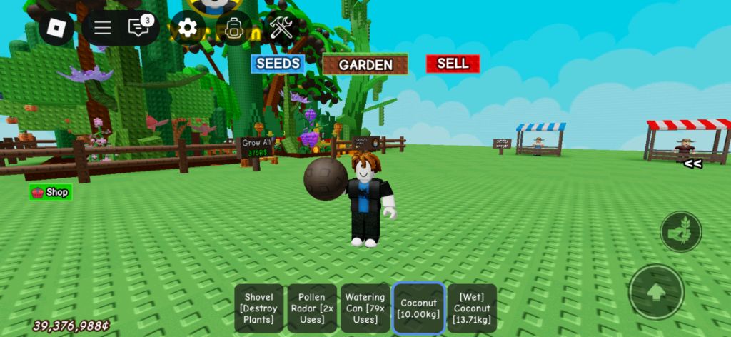 Прокачиваем сад в grow a garden