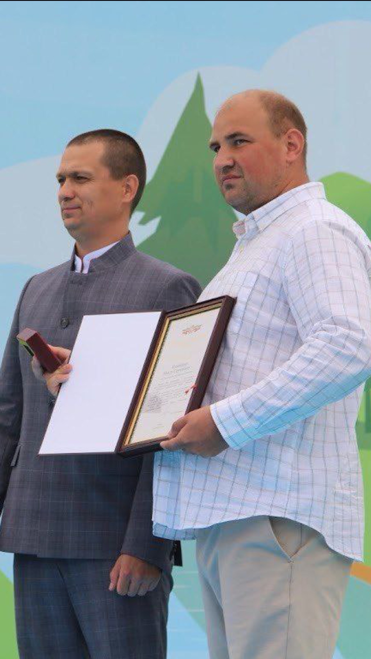 Павел Кувайцев получил Благодарственное письмо от руководства республики Татарстан на Сабантуе