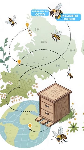 Интересные факты о пчёлах! №2 🍯🐝#пчелы #факты #здоровье #мёд #пчеловодство #топ #еда #рек