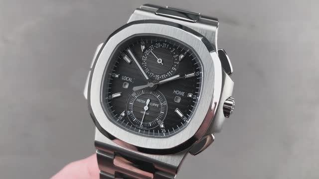 Patek Philippe Nautilus Travel Time Chronograph ref.5990⧸1A-001  - Black Dial