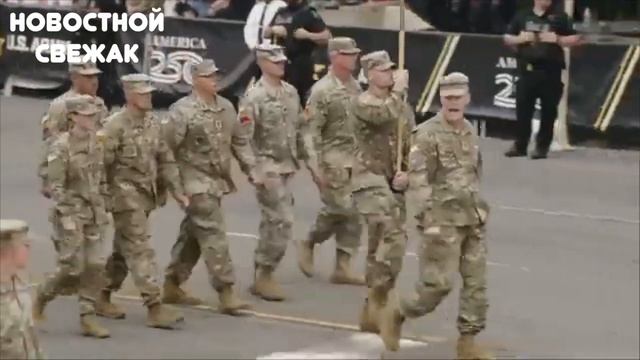 И ВЫ ХОТИТЕ ТЯГАТЬСЯ С РУССКИМИ Неожиданная Реакция На Парад в США Порвал Мировые СМИ!