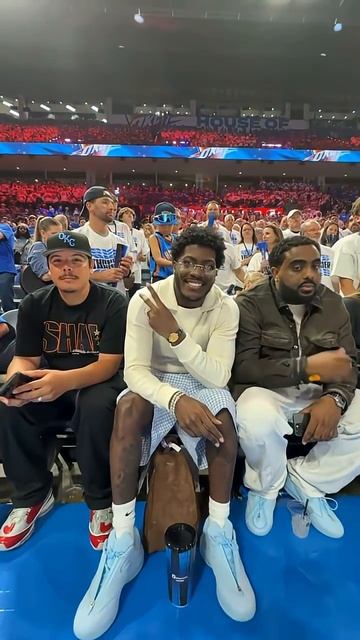 Lil Yachty pulled up for Game 5! #NBAFinals