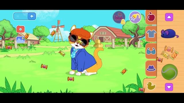 Мультик для малышей, играем с котиком.