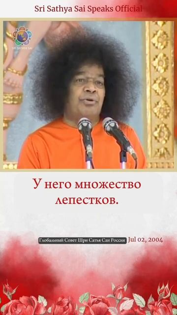 Чем цветок похож на Божественную любовь? Сатья Саи Баба.