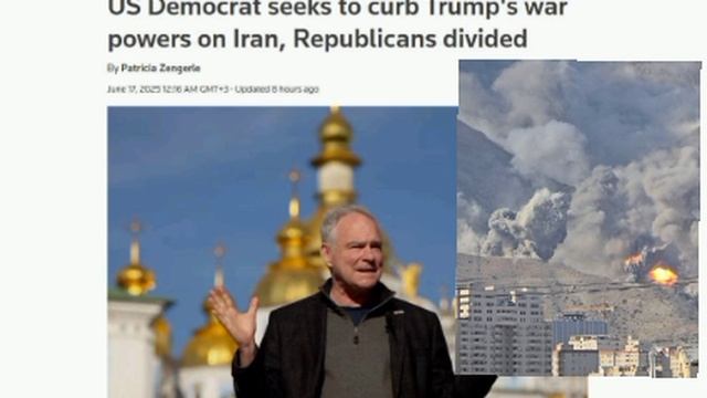 ‼️🇺🇸🇮🇱🇮🇷Сенатор-демократ пытается запретить Трампу наносить удары по Ирану без санкции Конгрес