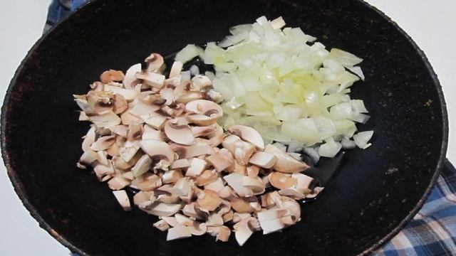 Картофельное пюре с шампиньонами