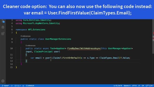 177 Adding user manager extension methods