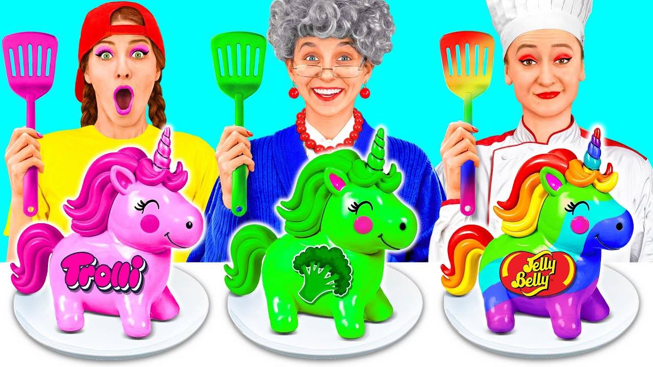 Кулинарный Челлендж Я против Бабушки   Вкусные Кухонные Рецепт
