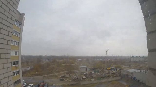 View from window 14 hour time lapse