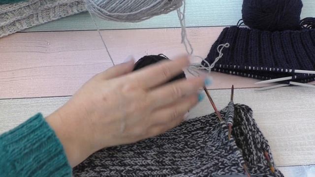 СП Остатки пряжи в дело. Отчет 2. Новогодний сюрприз от Заяны.