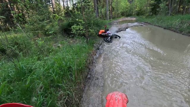 Эндуро падение