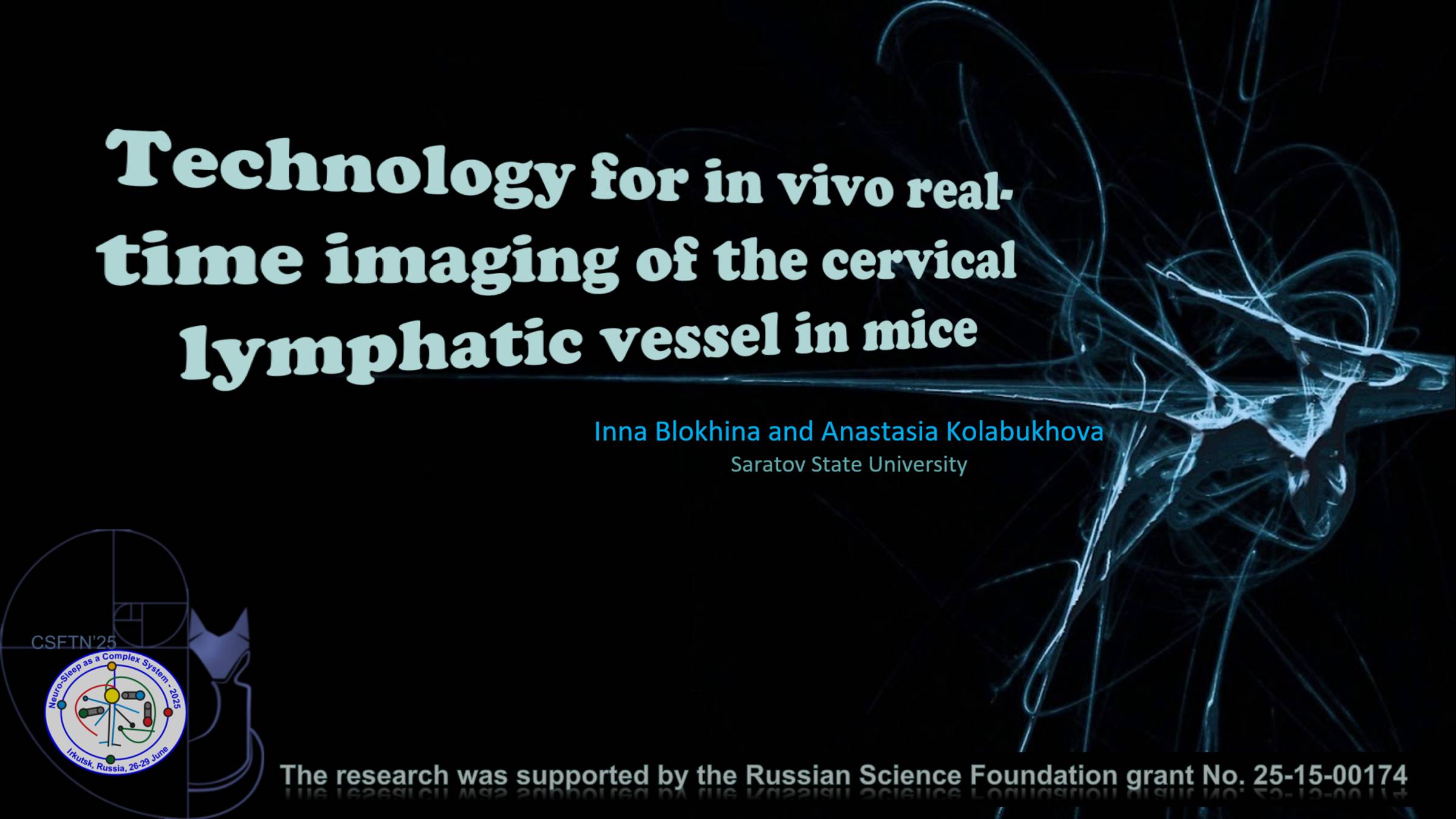 Technology for in vivo real-time imaging of the cervical lymphatic vessel in mice