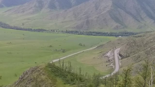 11. Республика Алтай. Вид с перевала Чике-Таман. 17.06.2025.