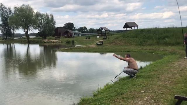 поимка африканского сома