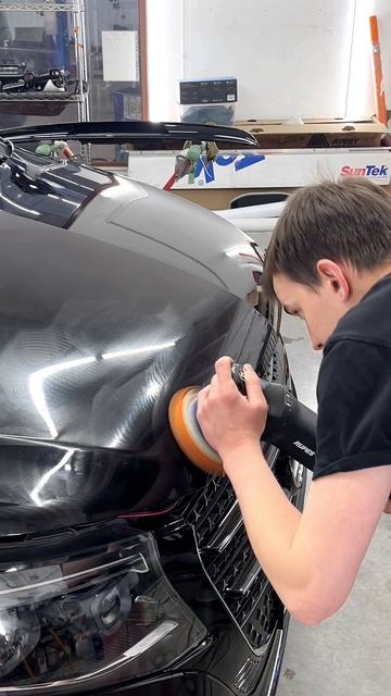 Полировка с керамикой на рестайлинговый V-class