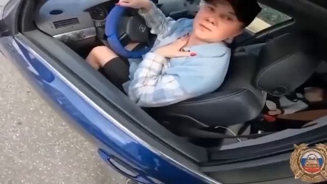 Пьяная за рулём
