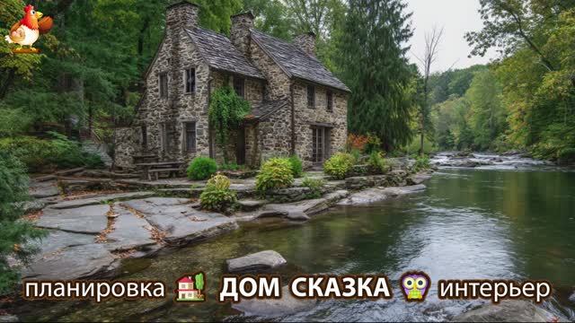 Сказочный дом мечты – 3D идея для вдохновения с планировкой и интерьером 🏡🏚️🏠 вариант (152)