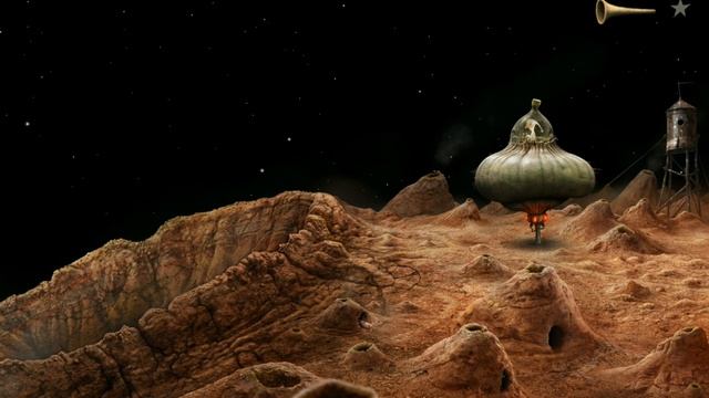 Часть 121 Прохождение игры Samorost 3 от Kibertok Гном летит с красной планеты на желтый спутник