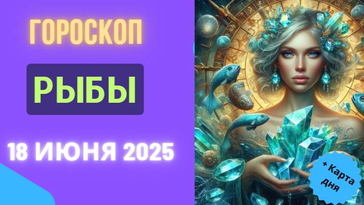♓ ГОРСКОП НА СЕГОДНЯ 18 ИЮНЯ ДЛЯ РЫБ — ДЕНЬ ВНУТРЕННЕГО ПОГРУЖЕНИЯ И ТВОРЧЕСТВА