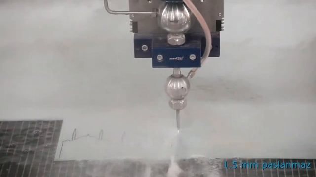 Водная резка оцинкованной стали