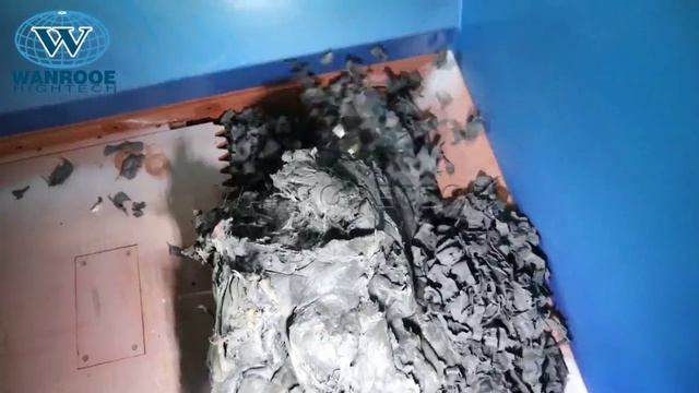 Одновальный шредер для измельчения пластиковых кусков