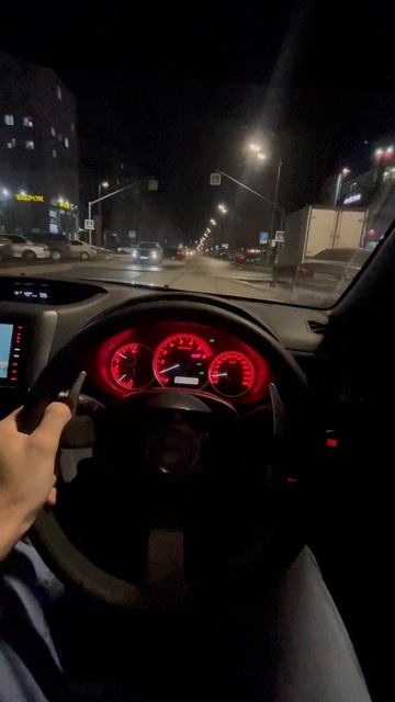 2010 Subaru Impreza WRX STI night