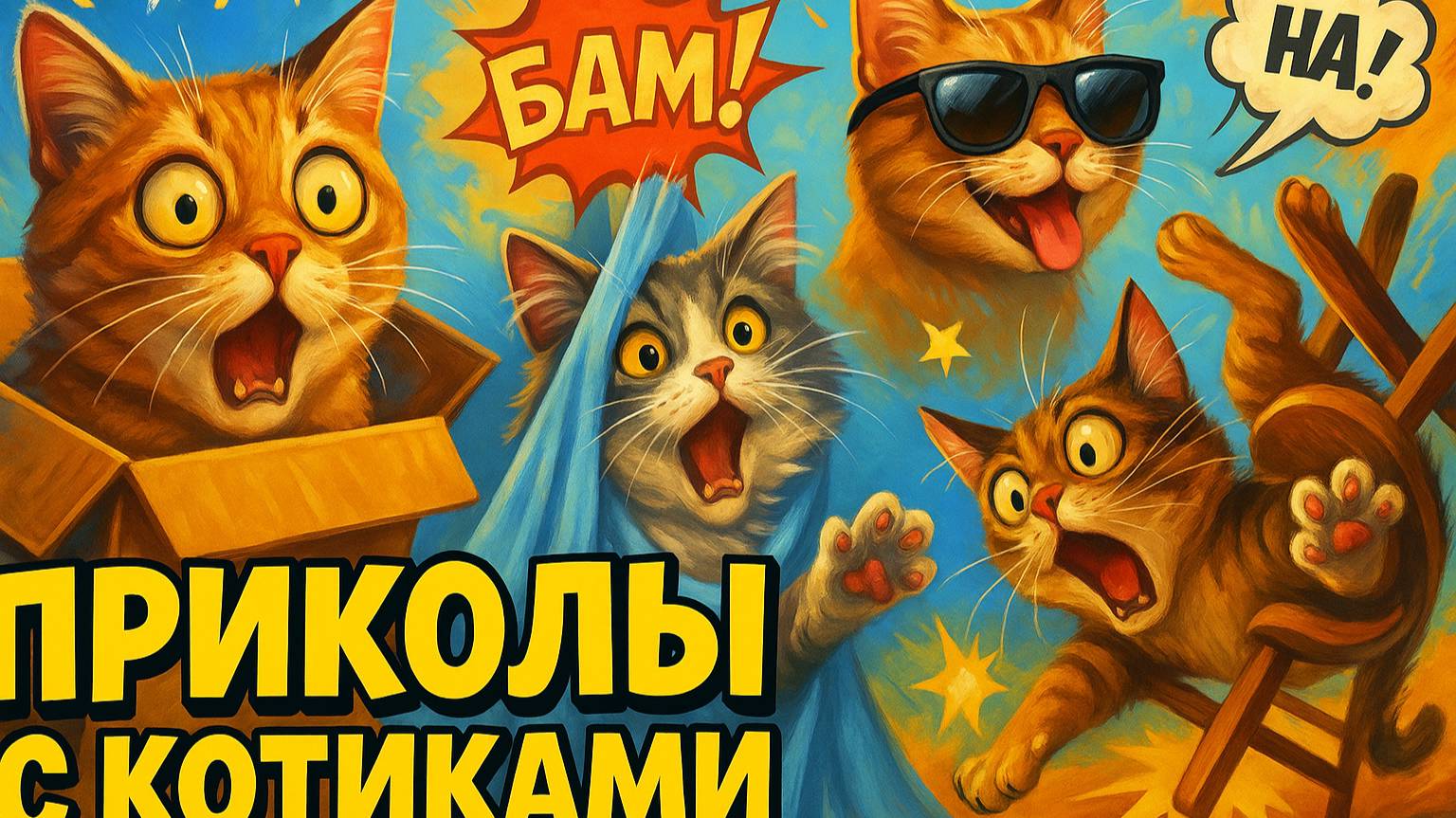 Приколы с котами! Смешные видео с животными! #21