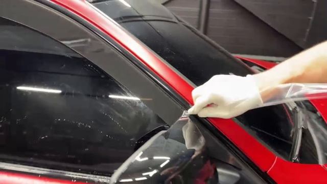 Плоские тюнинг дефлекторы для BMW 3 F30 / 2Д ветровики на БМВ 3 Ф30