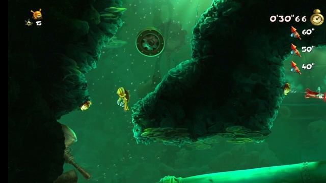 Rayman Legends. 46. Этап Таинственный надувной остров. Забег