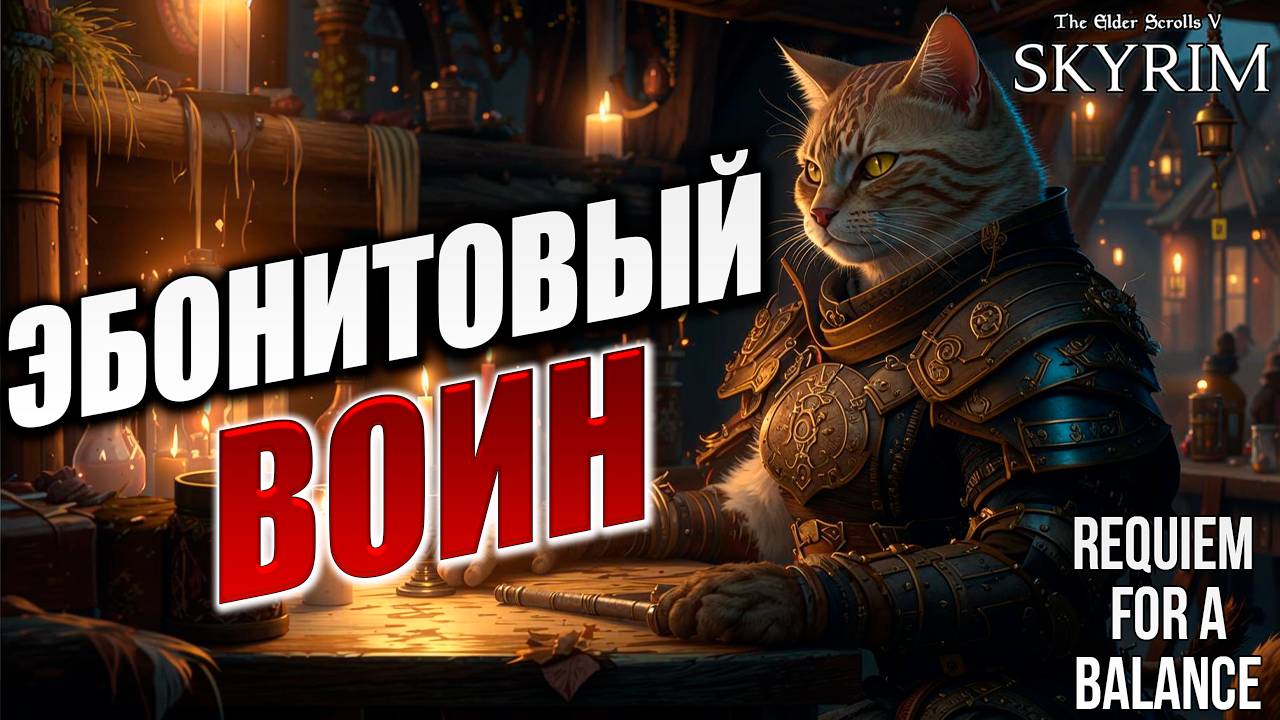 ЭБОНИТОВЫЙ ВОИН | Хардкорный Мод | Skyrim: Requiem for a Balance / RFAB | #36