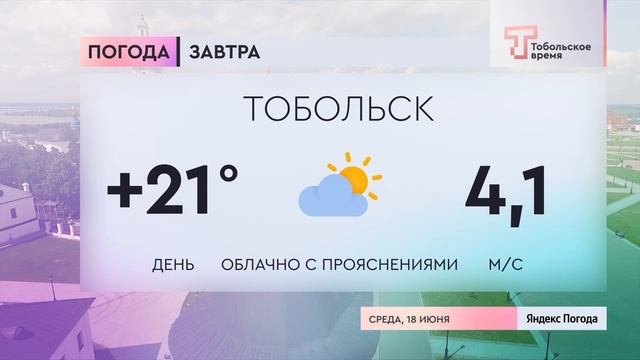 Прогноз погоды на 18 июня