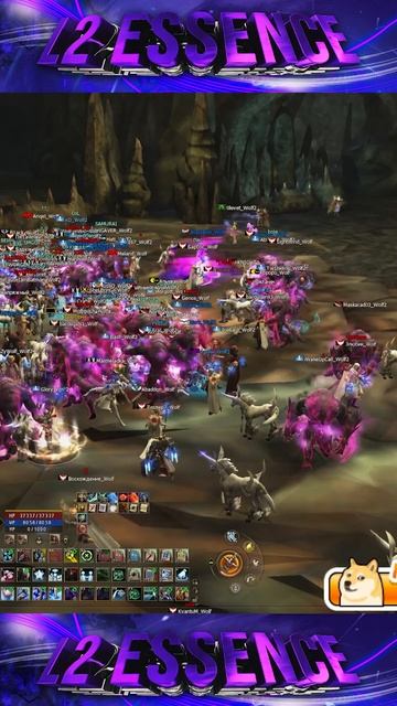 Антарас Вторая Стадия. Забрал Клан Kings. Lineage 2 Project Wolf - PVEfun #l2main #la2 #la2wolf